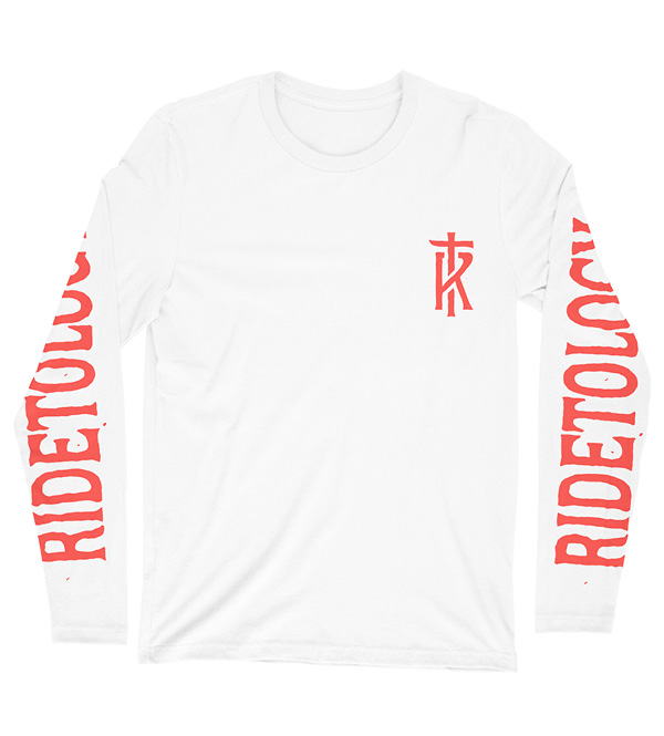 Ridetology Longsleeve "Come on Board" White